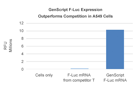 mCherry mRNA data chart